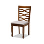 Elijah Modern and Contemporary Fabric Upholstered 4 Piece Dining Chair Set