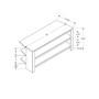 TV Stand - 42" L Cherry Corner