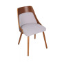 Anabelle Mid-Century Modern Dining Accent Chair