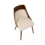 Anabelle Mid-Century Modern Dining Accent Chair