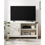 Asymmetrical Barn Door Farmhouse TV Stand