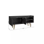 Bogart 53.54" Medium Density Fiberboard 3-Shelf Television Stand