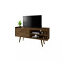 Bogart 53.54" Medium Density Fiberboard 3-Shelf Television Stand