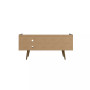 Bogart 53.54" Medium Density Fiberboard 3-Shelf Television Stand
