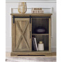 Rustic Farmhouse Barn Door TV Stand