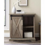 Rustic Farmhouse Barn Door TV Stand
