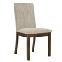 Everly 19.5" 2 Piece Upholstered Channel-back Dining Chair