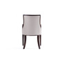 Grand Beech Wood Upholstered Dining Armchair
