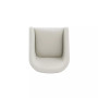 Anna 2 Piece Faux Leather Upholstered Round Dining Armchair Set