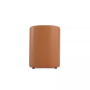 Anna 2 Piece Faux Leather Upholstered Round Dining Armchair Set