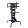 OF-WPSMS51 - 51" Mobile TV Stand Flat Panel with Mount - Black