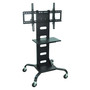 OF-WPSMS51 - 51" Mobile TV Stand Flat Panel with Mount - Black