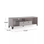 Celine Mid Century Modern Fiberboard Entertainment Unit