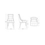 Fifth Avenue Dining Chair, Set of 2