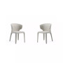 Conrad 2-Piece Woven Tweed Upholstered Dining Chair Set