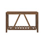 52" A-Frame Rustic Entry Console Table - Rustic Oak