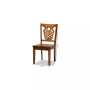 Gervais Modern and Contemporary Transitional 2-Piece Finished Wood Dining Chair Set