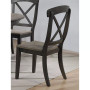 Company Transitional X-Back Dining Chairs, Set of 2