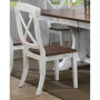 Company Transitional X-Back Dining Chairs, Set of 2