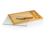 Toscana® by Icon Glass Top Cutting Board & Knife Set