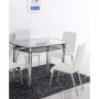 Bailee Modern Faux Leather Side Chairs, Set of 4