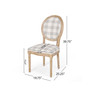Phinnaeus French Country Dining Chairs Set, 2 Piece