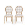 Phinnaeus French Country Dining Chairs Set, 2 Piece