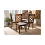 Brigitte Modern and Contemporary Fabric Upholstered 4 Piece Dining Chair Set