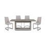 Tivie 5pc Dining Set (Rectangular Table + 4 Dining Chairs)