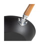 Professional Series Cast Iron Stir Fry Pan with Maple Handle, 11.5"