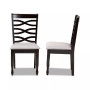 Lanier Modern and Contemporary Fabric Upholstered 2 Piece Dining Chair Set