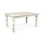 Aberdeen Off White Driftwood Expandable 7-Pc. Dining Set (Table & 6 Upholstered Side Chairs)