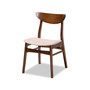 Philip Mid-Century Modern Transitional Fabric Upholstered 5 Piece Dining Set