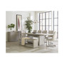Tivie 8pc Dining Set (Rectangular Table + 6 Chairs + Bench)