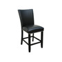 Camila 70" Rectangle Counter Height Table and Black Counter Chair 5-Piece Set