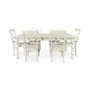 Aberdeen Off White Expandable 7-Pc. Dining Set (Table & 6 Side Chairs)