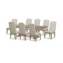 Rachael Ray Monteverdi2  9-Pc. Dining Set (Table & 8 Upholstered Side Chairs)