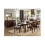 Leona 7pc Dining Set (Rectangular Dining Table & 6 Side Chairs)
