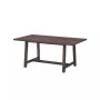 Max Meadows Laminate 7-Pc Dining Set (Rectangular Trestle Table + 6 Side Chairs)