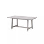 Max Meadows Laminate 7-Pc Dining Set (Rectangular Trestle Table + 6 Side Chairs)