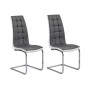 Marilyn Faux Leather Dining Side Chairs,, Set of 2