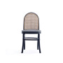 Paragon 4-Piece Ash Wood and Natural Cane Upholstered Dining Chair