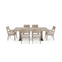 Solaria 7pc Dining Set (Rectangular Table, 4 Side Chairs, & 2 Arm Chairs)