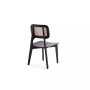 Versailles 2-Piece Square Ash Wood and Natural Cane Dining Chair