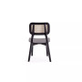 Versailles 2-Piece Square Ash Wood and Natural Cane Dining Chair