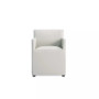 Anna 2 Piece Faux Leather Upholstered Square Dining Armchair Set
