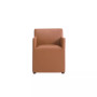 Anna 2 Piece Faux Leather Upholstered Square Dining Armchair Set