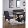 Newport Upholstered Side Chairs with Tufted Back, Set of 2