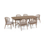 Finn 7pc Dining Set (Rectangular Table & 6 Side Chairs)