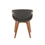 Curvo Mid-Century Modern Dining Accent Chair